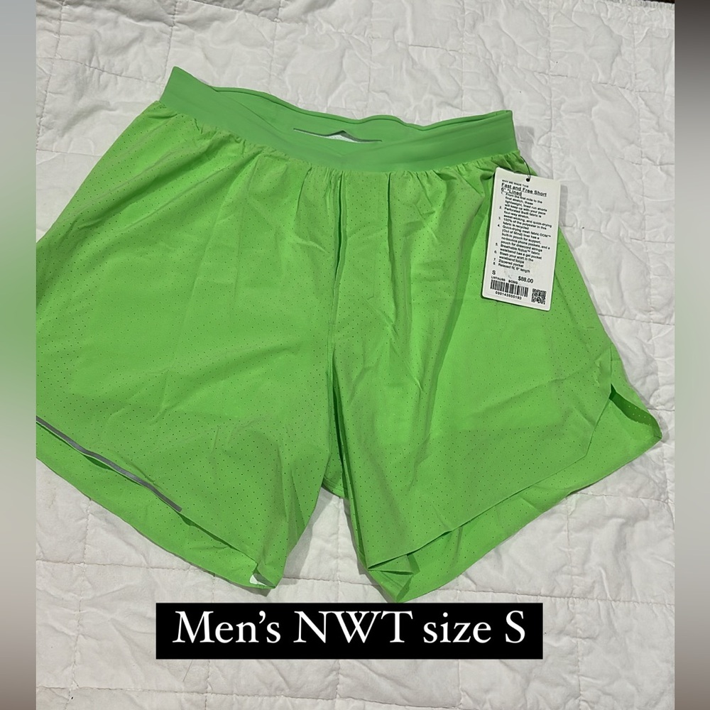 Lululemon NWT size S men’s shorts 6in